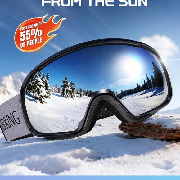 Over Glasses Snow Snowboarding Winter Goggles - Picture 5 of 8